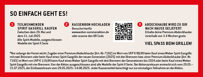 Weber SummerSale25 Registrierung DE