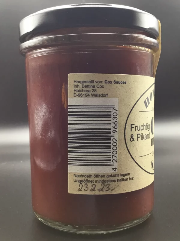 BBQ Sauce No1. Fruchtig & Pikant - COX – Bild 2