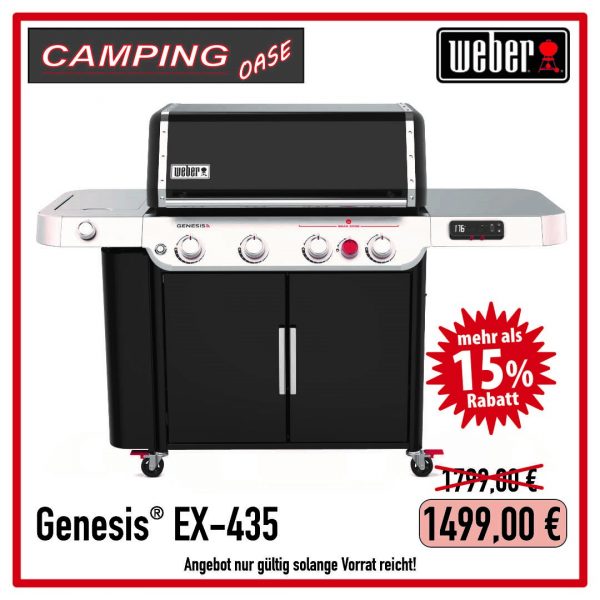 Weber Genesis EX-435 Smart Grill Gasgrill - Black