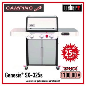 Weber Genesis SX-325S Smart Grill Gasgrill - Stainless Steel
