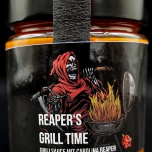 Nightshade Grillsauce mit Carolina Reaper Chili.